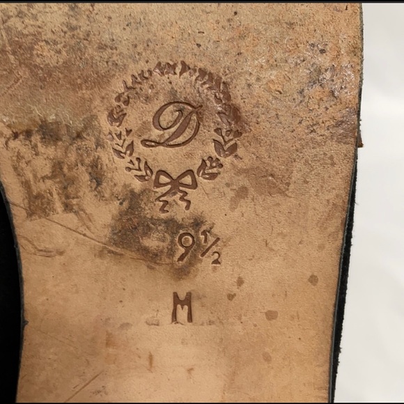 DELMAN Vintage Leather & Suede Loafers Size 9.5 M - Picture 6 of 6